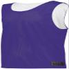 Augusta Sportswear Youth Mesh Reversible Pinnie Xs Purple/White view 1