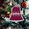 Mississippi State Bulldogs MSU Silver Bell Silver Metal Christmas Ornament Gift Decoration view 2