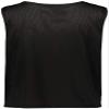 Augusta Sportswear Youth Mesh Reversible Pinnie Xs Black/White view 2