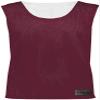 Augusta Sportswear Youth Mesh Reversible Pinnie Xs Maroon/White view 3