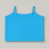 Kurve Girls Sleeveless Tank Top  Stretch Undershirts Cami Camisole, Dance, Yoga, Gymnastics Class, UV Protective Fabric, Rated UPF 50+ (Made in USA), Turquoise, Age 10-16 view 4
