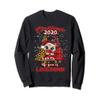 2020 Christmas Quarantine Shirt Santa Cat Year Of Lockdown Sweatshirt view 1