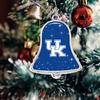Kentucky Wildcats UK Silver Bell Silver Metal Christmas Ornament Gift Decoration view 2