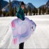 SNOWCANDY Animal Inflatable Snow Sled, Multiple Animal Styles (SnowCandy Polar Bear Snow Sled  37" Inflatable Polar Bear) view 3