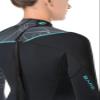 BARE 5MM Women's Elate Full Wetsuit | Comfortable high Stretch Neoprene Material | Long Sleeve | Great for All Watersports, Scuba Diving and Snorkeling | Grey 08T view 3