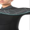 BARE 5MM Women's Elate Full Wetsuit | Comfortable high Stretch Neoprene Material | Long Sleeve | Great for All Watersports, Scuba Diving and Snorkeling | Grey 08T view 4