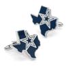 Dallas Cowboys Team State Shaped Cufflinks view 2