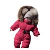 Bestgift Unisex Baby Infant Toddler Winter Snowsuits Romper Hooded Jumpsuit Jacket Red 9-12 months view 1
