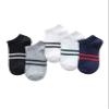Jueshanzj Men's Dress Socks Cotton Fashion Classic Breathable Socks ankle socks stripe2 5 pairs One Size view 1