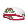 California State Flag Print Workout Headbands, Sports Outdoors Sweatbands for Men Women, for Running Cycling Yoga view 1