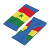Flag of Senegal Print Workout Headbands, Sports Outdoors Sweatbands for Men Women, for Running Cycling Yoga view 4