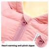 Bestgift Unisex Baby Hooded Winter Snowsuit Infant Warm Puffer Romper Pink 9-12 Months view 2