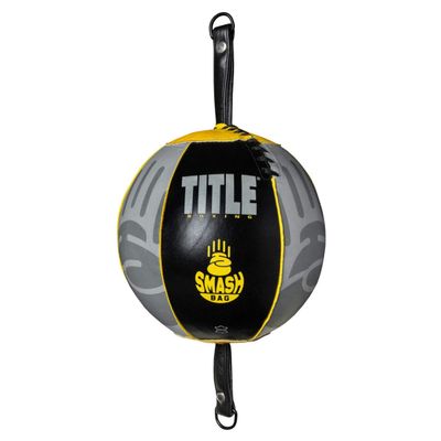 Title Double End Smash Bag, Black, Grey, Gold, 7"