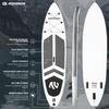 ADVENOR Paddle Board 11'x33 x6 Extra Wide Inflatable Stand Up Paddle Board with Hand Pump,Leash, Adjustable Paddle For Basic Version, Extra Kayak Paddle Kayak Seat 2 Fishing Mounts For Fishing Version view 2