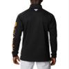 Columbia Men's Collegiate Terminal Tackle Fleece 1/4 Zip, VT - Black, Large view 2