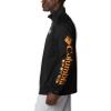 Columbia Men's Collegiate Terminal Tackle Fleece 1/4 Zip, VT - Black, Large view 4