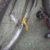 A C E Aluminium L Hook For BROMPTON Mudguard Version Lightweight in GOLD view 3