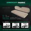 SCITOO Rear Replacement Cushions for Golf Cart Rear Seat, Golf Cart Cushion Back Seat for EZGO TXT RXV ST for ST Sport for Valor Models for Club Car, Tan, Rear, 2 Piece Set view 2