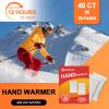 WORLD-BIO Disposable Hand Warmers Bulk Pack - 40 Packs (20 Pairs) Hot Hands Warmers, Instant Air Activated Heat Pads for 12 Hours - Hand & Pocket Warmers for Hunting, Outdoor Activities view 2