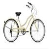 MICARGI Pantera 7 Speed Cruiser Bicycle,26 Inch Adult Complete Cruiser Commuting Bikes (Vanilla) view 1
