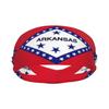 Arkansas State Flag Print Workout Headbands, Sports Outdoors Sweatbands for Men Women, for Running Cycling Yoga view 2
