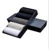 Jueshanzj Men's Dress Socks Cotton Seamless Toe Business Crew Socks Solid Flat 5 pairs One Size view 1
