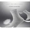 Jueshanzj Men's Dress Socks Cotton Seamless Toe Business Crew Socks Solid Flat 5 pairs One Size view 2