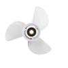6E5-45945-01-00 Aluminum Propeller 13 1/4 x 17 for Yamaha Outboard 50-130HP 13.25x17 Pitch view 1