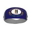 Kentucky State Flag Print Workout Headbands, Sports Outdoors Sweatbands for Men Women, for Running Cycling Yoga view 2
