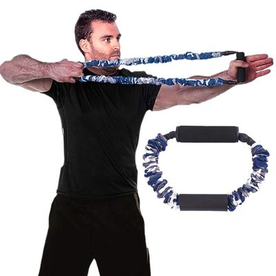 KIKIGOAL Archery Band Archery Exerciser Bow Trainer Strength Training for Reflex Compound Bow Shooting (Blue 50LBS)