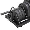 Topeakmart Barbell Weight Plate Bumper Stand,Powder-Coated Steel Frame view 2