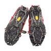 YOUFINE 11 Teeth Crampons Outdoor Anti Slip Shoes Cover Ice Claws with Stainless Steel Chain for Kids Children Teenagers, with Carry Bag (Teenagers) view 2