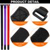 12 Pieces Bike Rack Straps 23.6 Inches Adjustable Bike Cinch Straps Wheel Stabilizer Bicycle Accessories for Transporting Bicycles(Black, Purple, Red) view 3