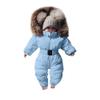 Bestgift Unisex Baby Infant Toddler Winter Snowsuits Romper Hooded Jumpsuit Jacket Light Blue 12-18 Months view 1