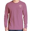 Custom Embroidered Long Sleeve Shirts for Men Personalized Embroidery Text Berry view 1