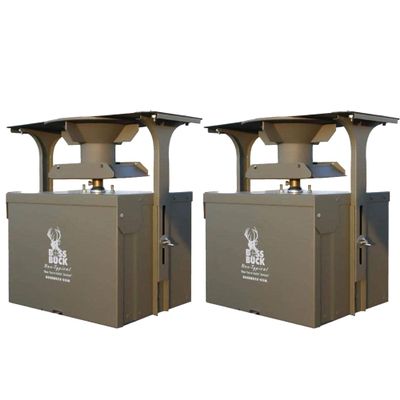 Boss Buck 12-Volt High Torque Motor Auto Hunting Game Feeder Conversion Kit with Timer Holder and Large Swing Door Slinger (2 Pack)