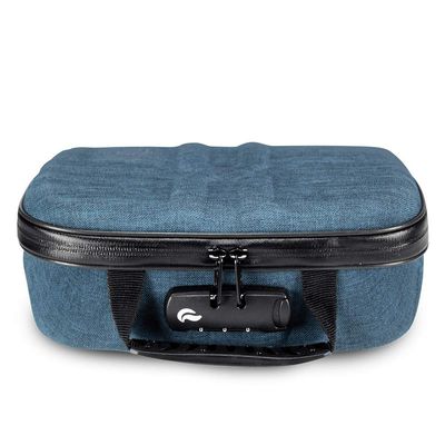 Skunk X-Case Smell Proof Protective Case 10.5 x 6 x 4 (Navy)-with SK9 Premium odorless Technology