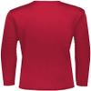 Holloway Youth Momentum Long Sleeve Tee S Scarlet view 3