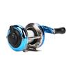Metal Practical Portable Solid Spinning Fishing Reel, Casting Reel, for Ice Fishing Outdoor Fishing(Blue) view 3