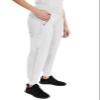 Healing Hands Women's Scrub Jogger Pant Tara with 6 Pockets, Durable, 2-Way Stretch and Easy Care Fabric - 9233T, XS Tall, White view 3