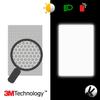 VFLUO - Reflective Sticker Sheet for Bike, Motorcycle, Scooter, Helmets, Stroller/Multi-use - DIY Adhesive board - 3M Scotchlite- High Visibility - Discreet - Optimised adhesion view 4