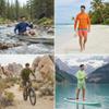 INGEAR Mens UPF 50+ Long Sleeve Sun Shirt  Quick-Dry UV Protection Rash Guard for Fishing, Hiking, Swimming & Outdoor Sports (Neon Orange, Small) view 2