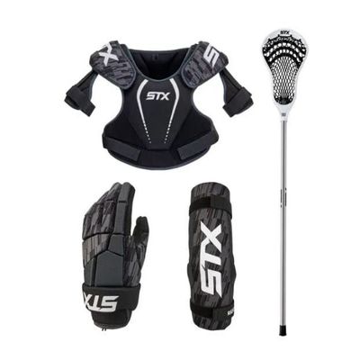 Lacrosse Unlimited STX Stallion 75 Youth Starter Set 4-Piece - No Helmet-Youth-Medium