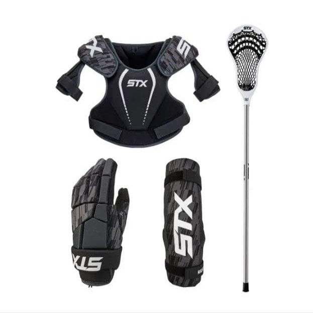 Lacrosse Unlimited STX Stallion 75 Youth Starter Set 4-Piece - No Helmet-Youth-Medium