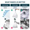 Lunderg Toilet Liners with Super Absorbent Pads - Value Pack 20 Count Universal Fit - Disposable Toilet Bags to Convert any Home, Boat or Camping WC into a Dry Flush - Emergency must have view 3