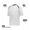 Holloway Mens Clubhouse Short Sleeve Pullover Cage Jacket - Ultimate Athletic Performance Wear for Maximum Mobility 4X White/Graphite view 4