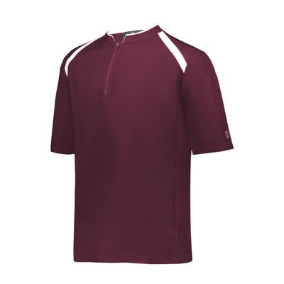 Holloway Mens Clubhouse Short Sleeve Pullover Cage Jacket - Ultimate Athletic Performance Wear for Maximum Mobility G7