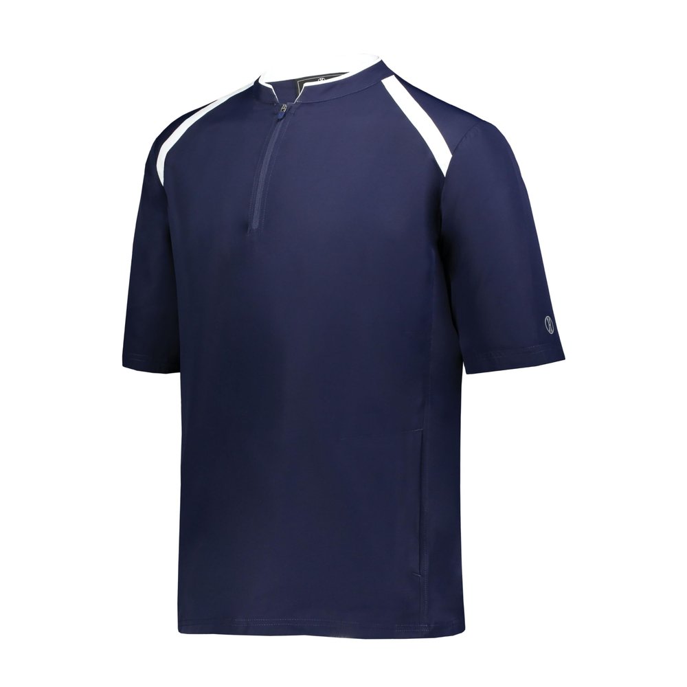 Holloway Mens Clubhouse Short Sleeve Pullover Cage Jacket - Ultimate Athletic Performance Wear for Maximum Mobility NQ