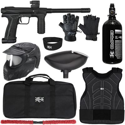 Action Village Planet Eclipse EMEK 100 (PAL Enabled) Level 2 Protector Paintball Gun Package Kit (Glove Size: Small/Medium)