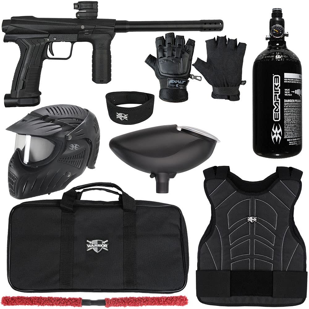 Action Village Planet Eclipse EMEK 100 (PAL Enabled) Level 2 Protector Paintball Gun Package Kit (Glove Size: Small/Medium)